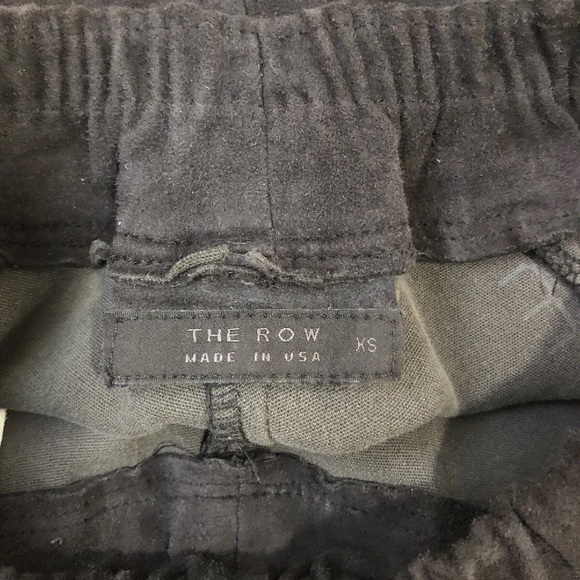 THE ROW LAMBSKIN SUEDE BOOTCUT PANT SIZE XS - Picture 6 of 13